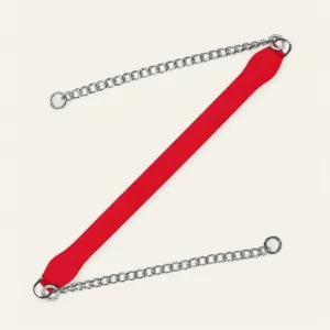 Gemini Strap | Dalmatian Pillarbox Red with Silver hardware