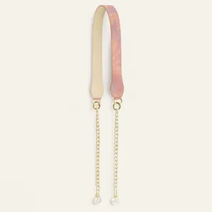 Gemini Strap | Garden Of Roses Cream with Gold hardware