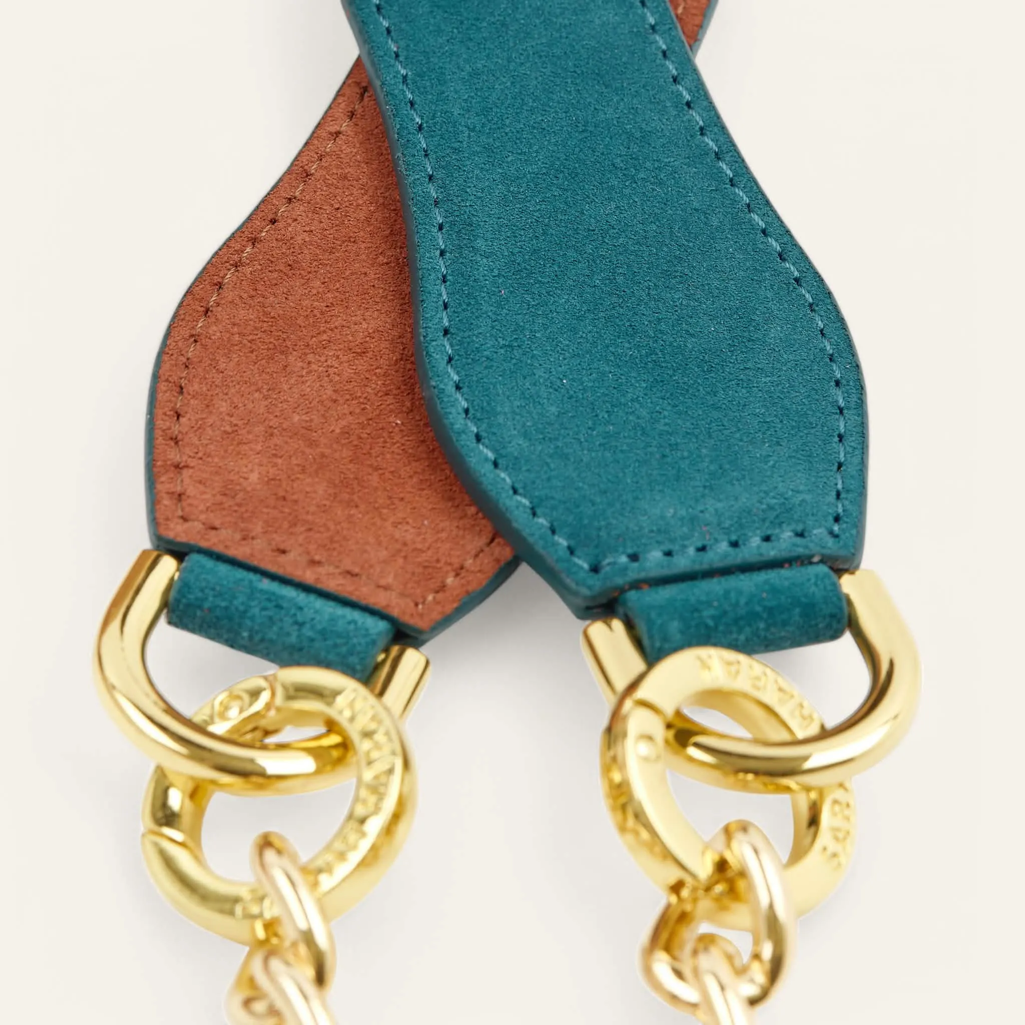 Gemini Strap | Petrol Rust with Gold hardware