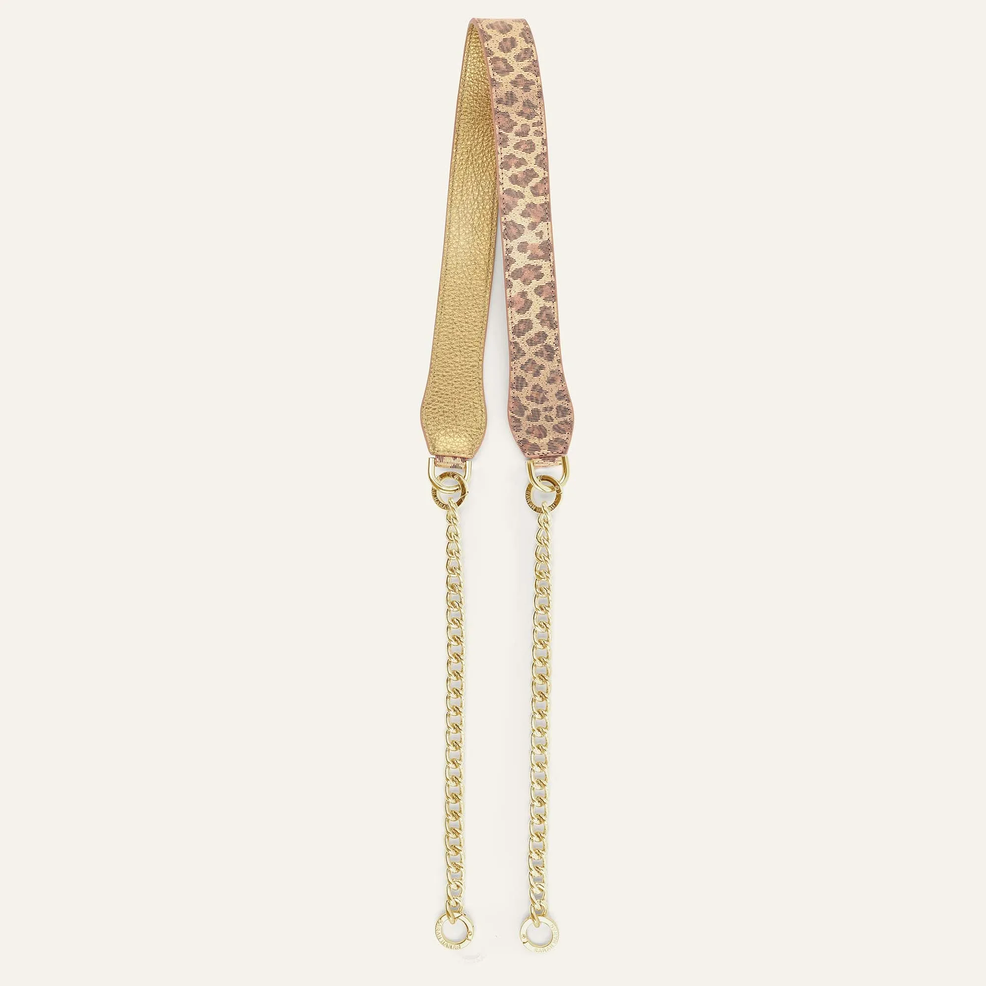 Gemini Strap | Zanzibar Dreams Shimmer Metallic Gold with Gold hardware