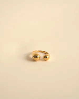 Golden Hour White Stone Ring