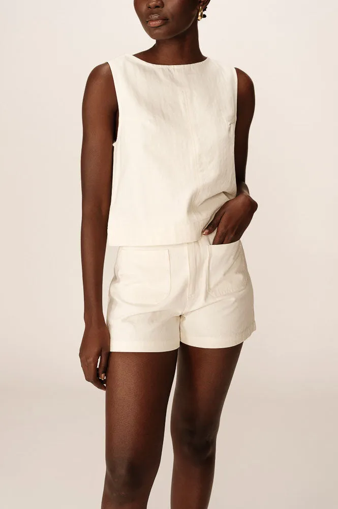 Grace & Mila Pino Ecru Shorts