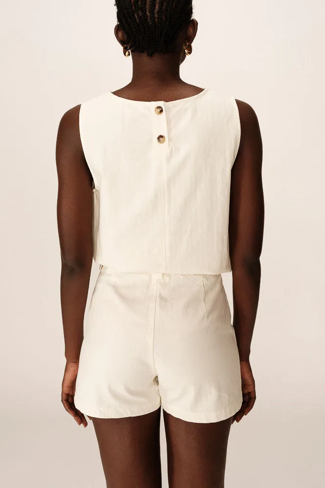 Grace & Mila Pino Ecru Shorts