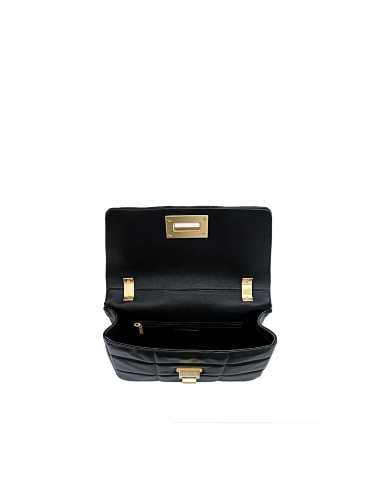 Grid Leather Crossbody & Shoulder Bag