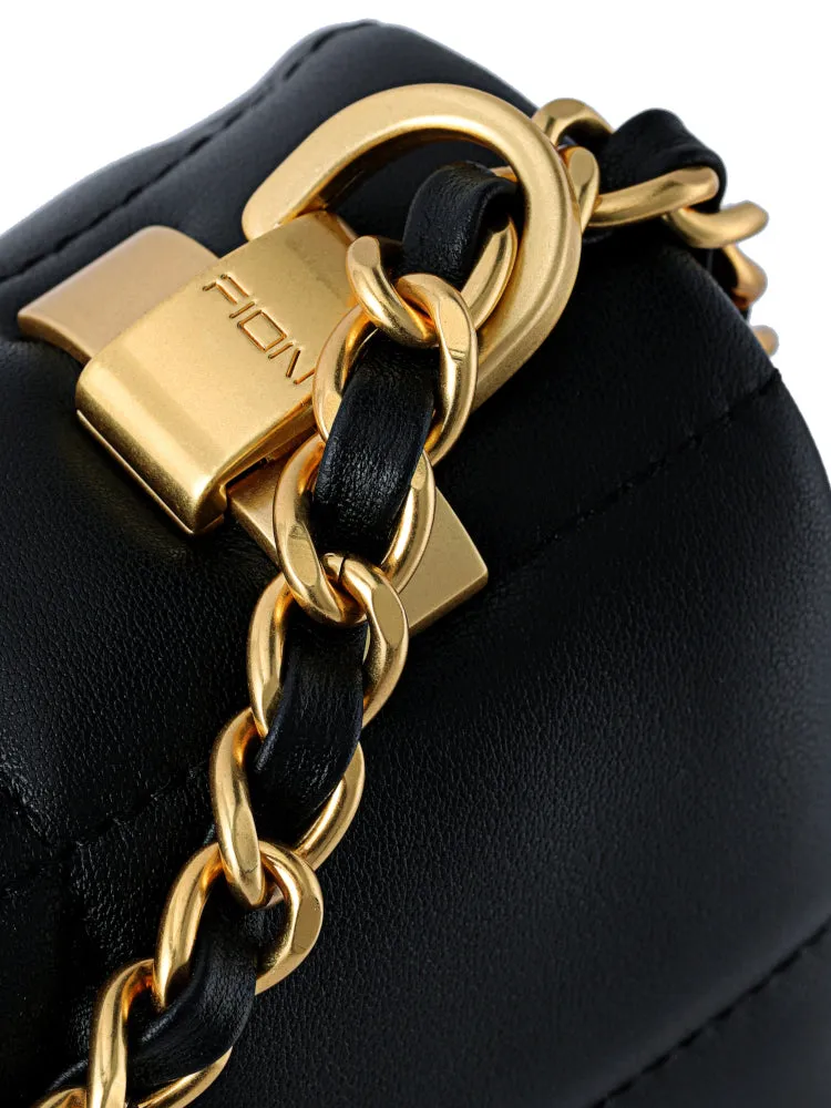 Grid Leather Crossbody & Shoulder Bag