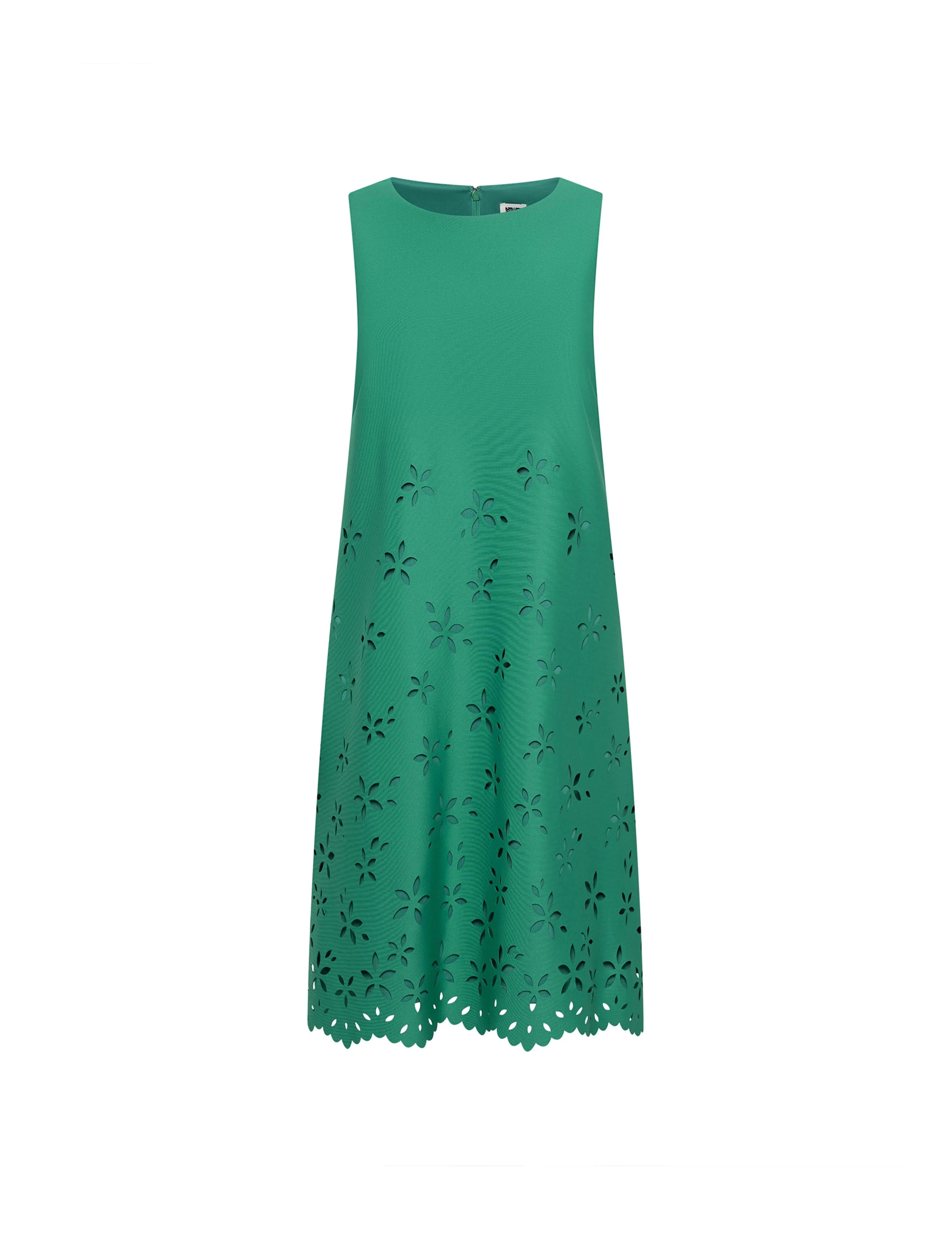 High Neck Shift Dress