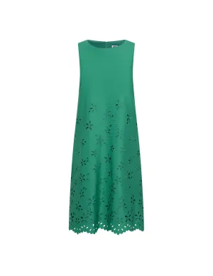 High Neck Shift Dress