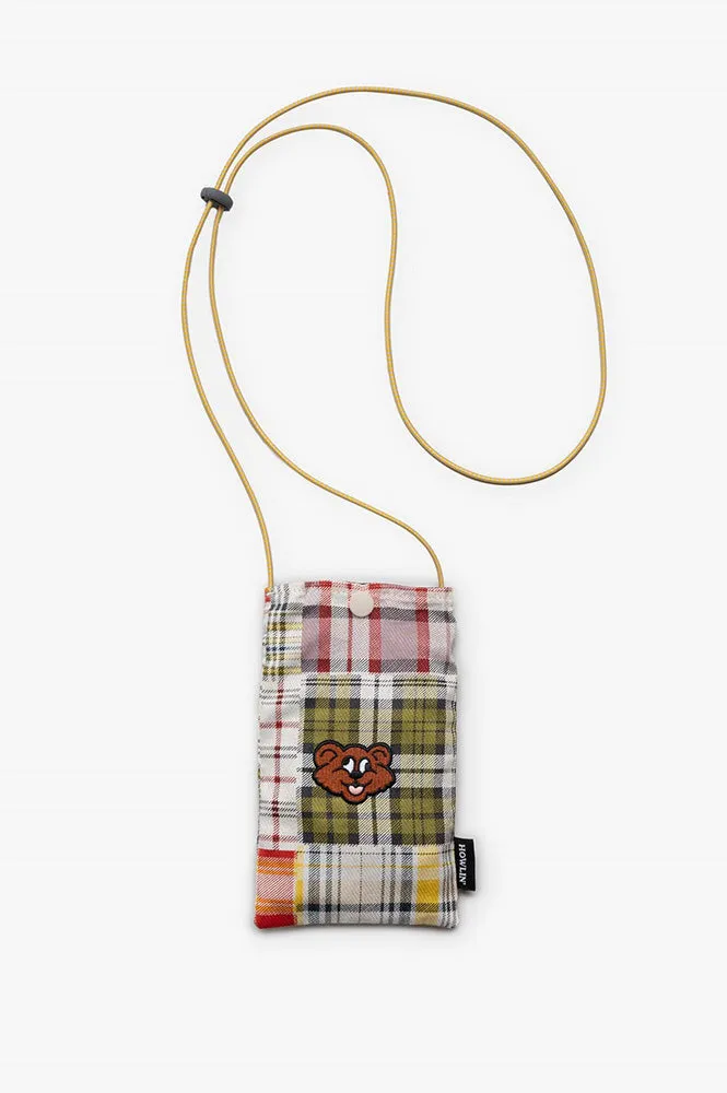 Howlin Magic Shaggy Bear Tropical Madras Pouch