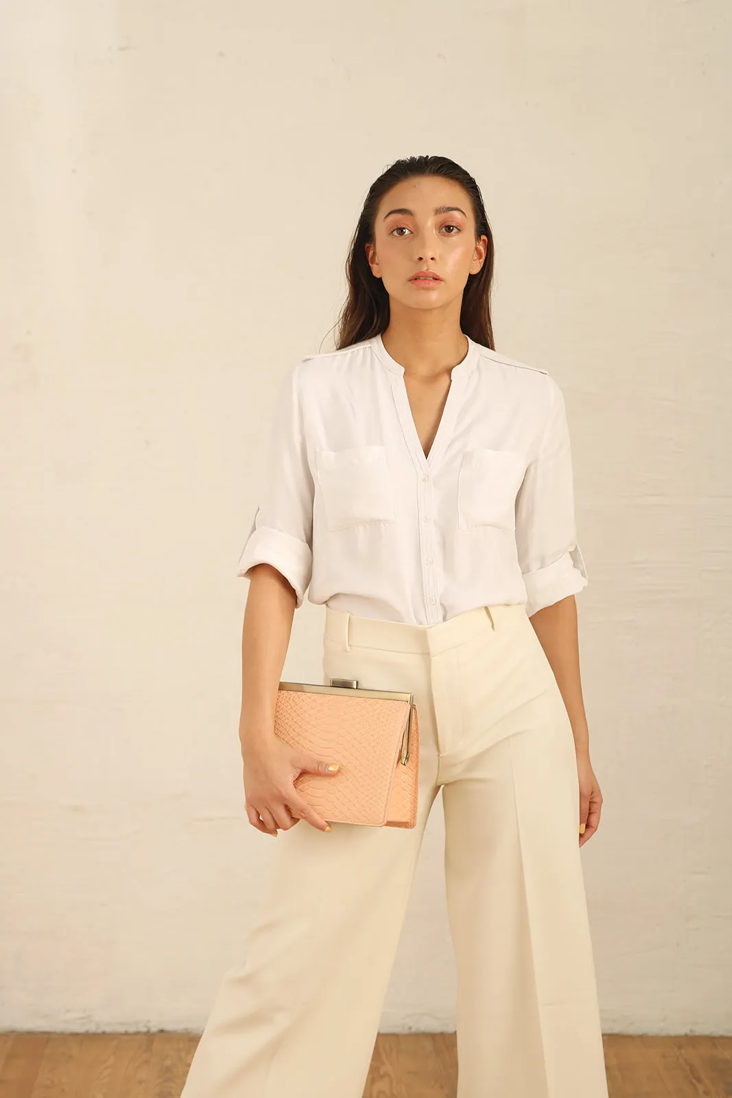 JEANNE | Salmon embossed