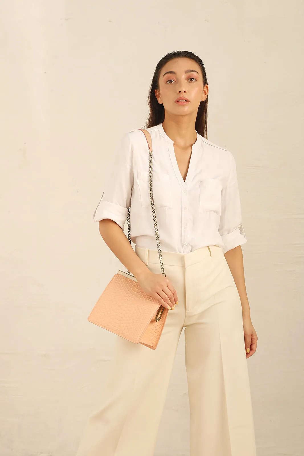 JEANNE | Salmon embossed