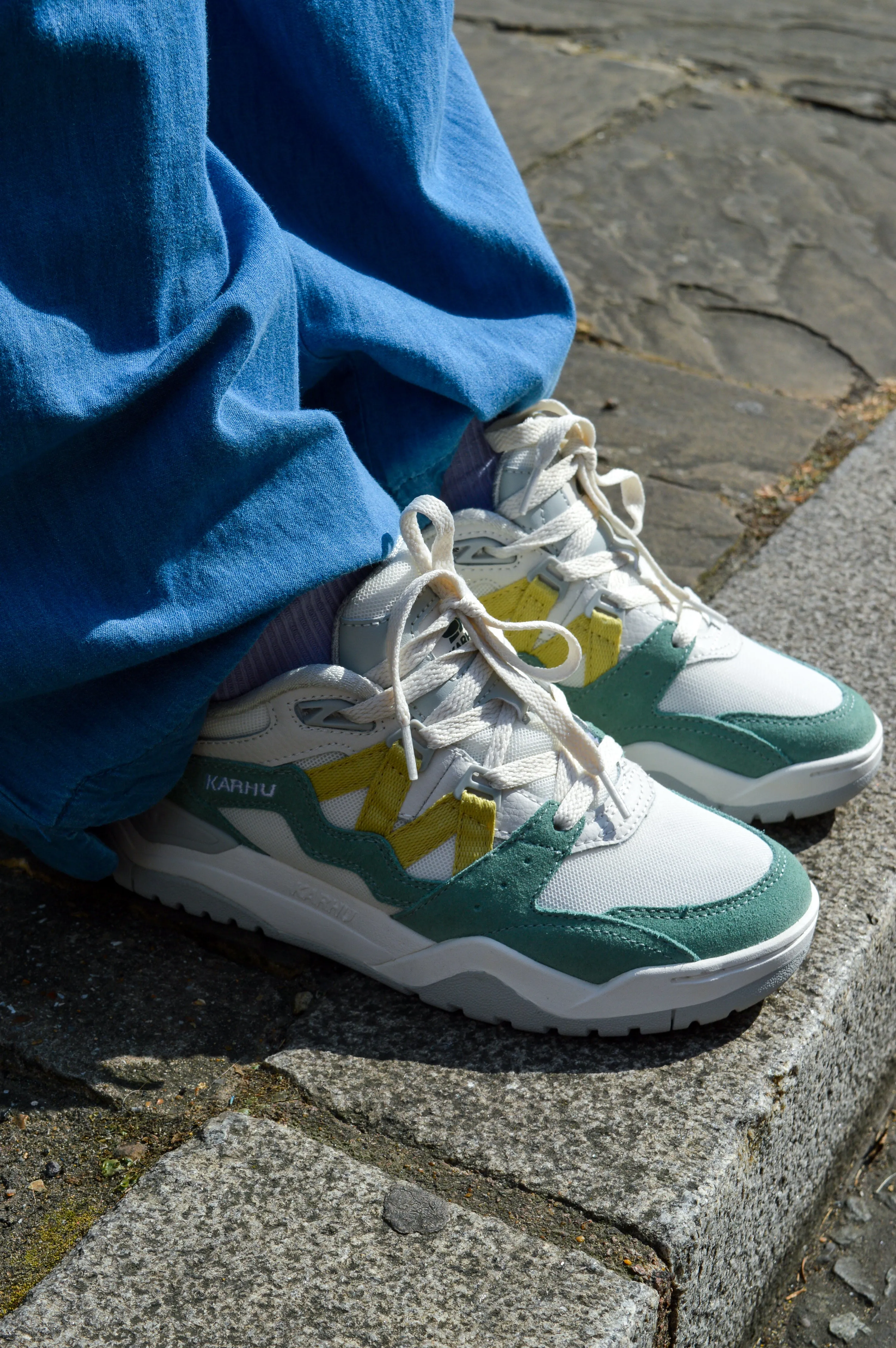 Karhu Aria Fusion XT Iceberg Green/Dusty Yellow Trainers