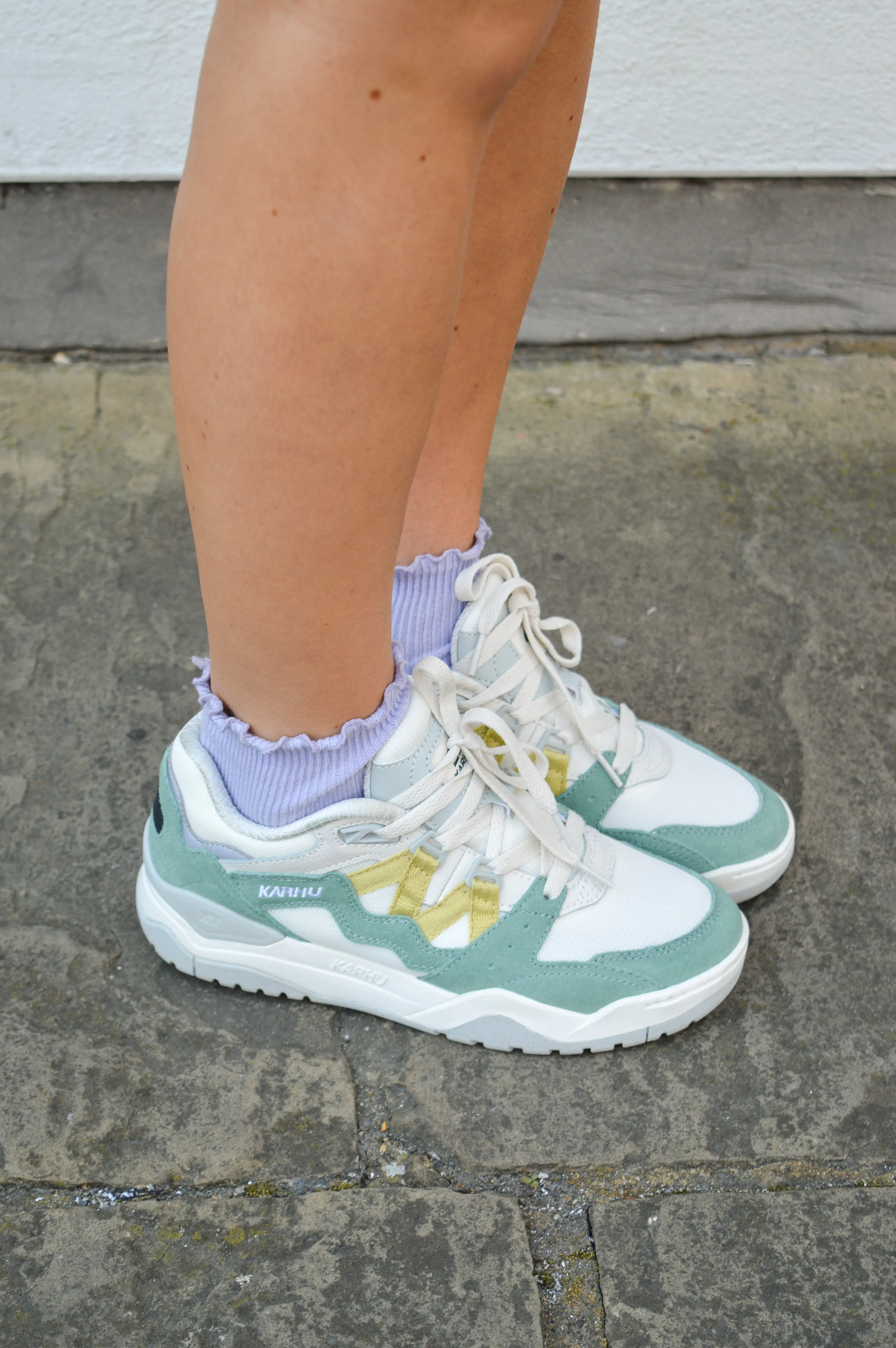 Karhu Aria Fusion XT Iceberg Green/Dusty Yellow Trainers