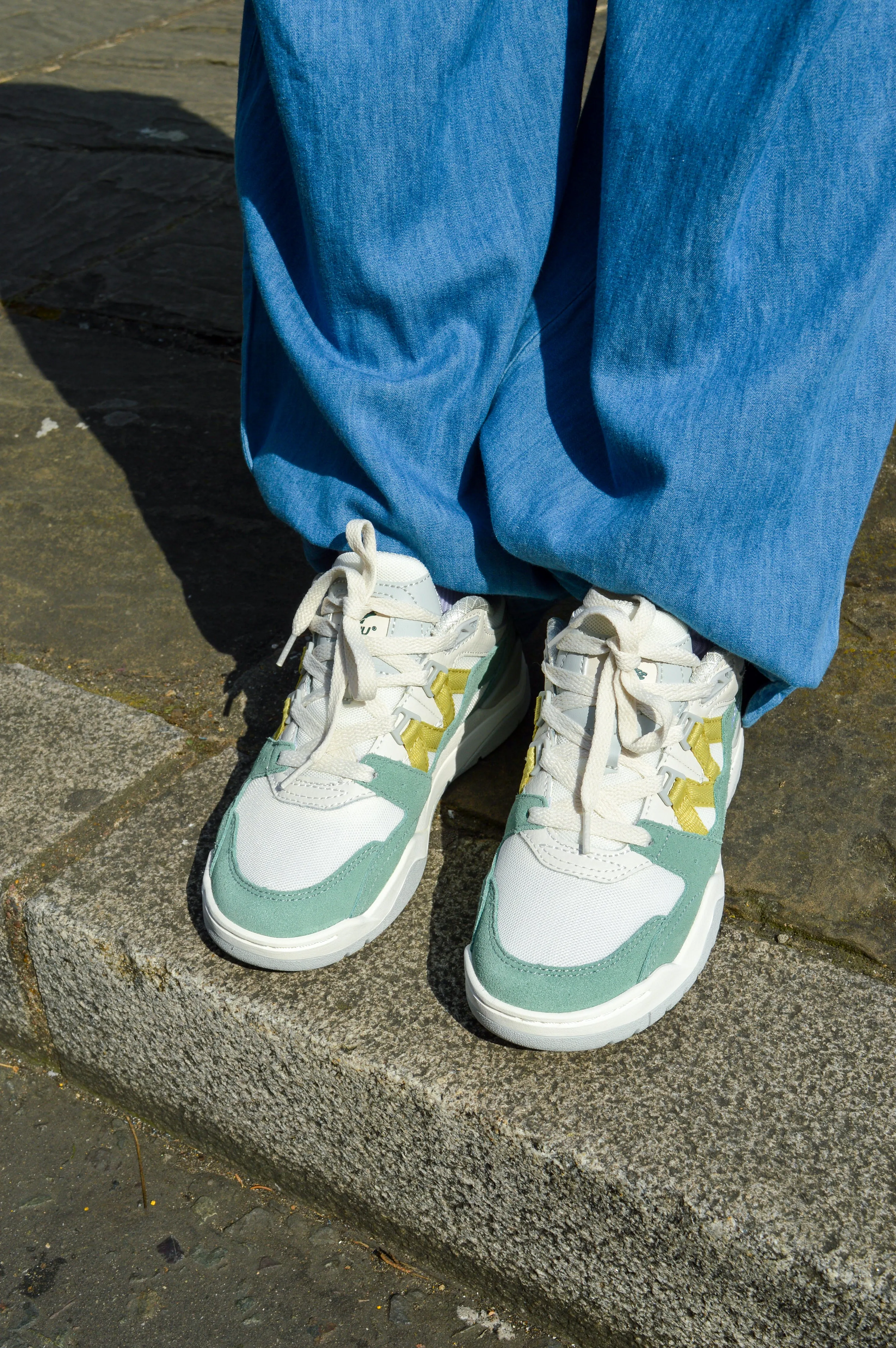 Karhu Aria Fusion XT Iceberg Green/Dusty Yellow Trainers