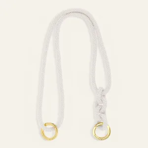 Kings Knot Strap | Pearl with Gold hardware