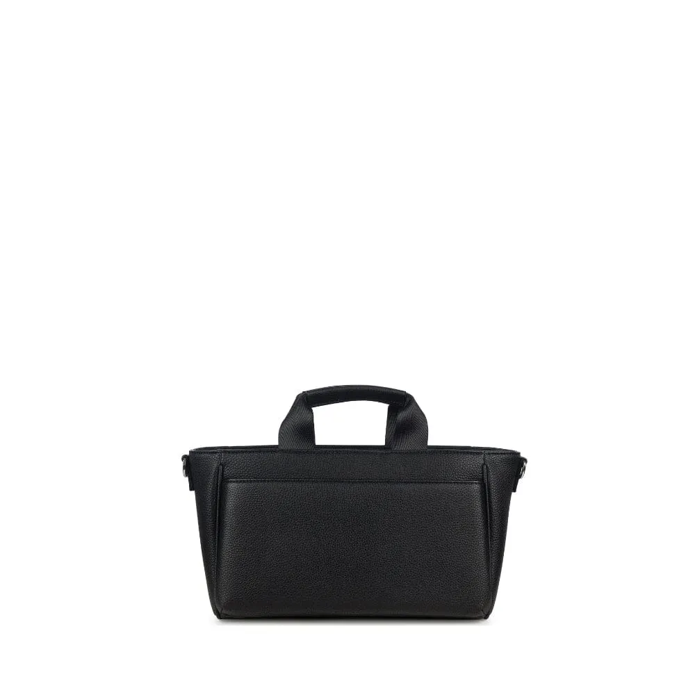 Le Daisy - Console de poussette en cuir vegan noir