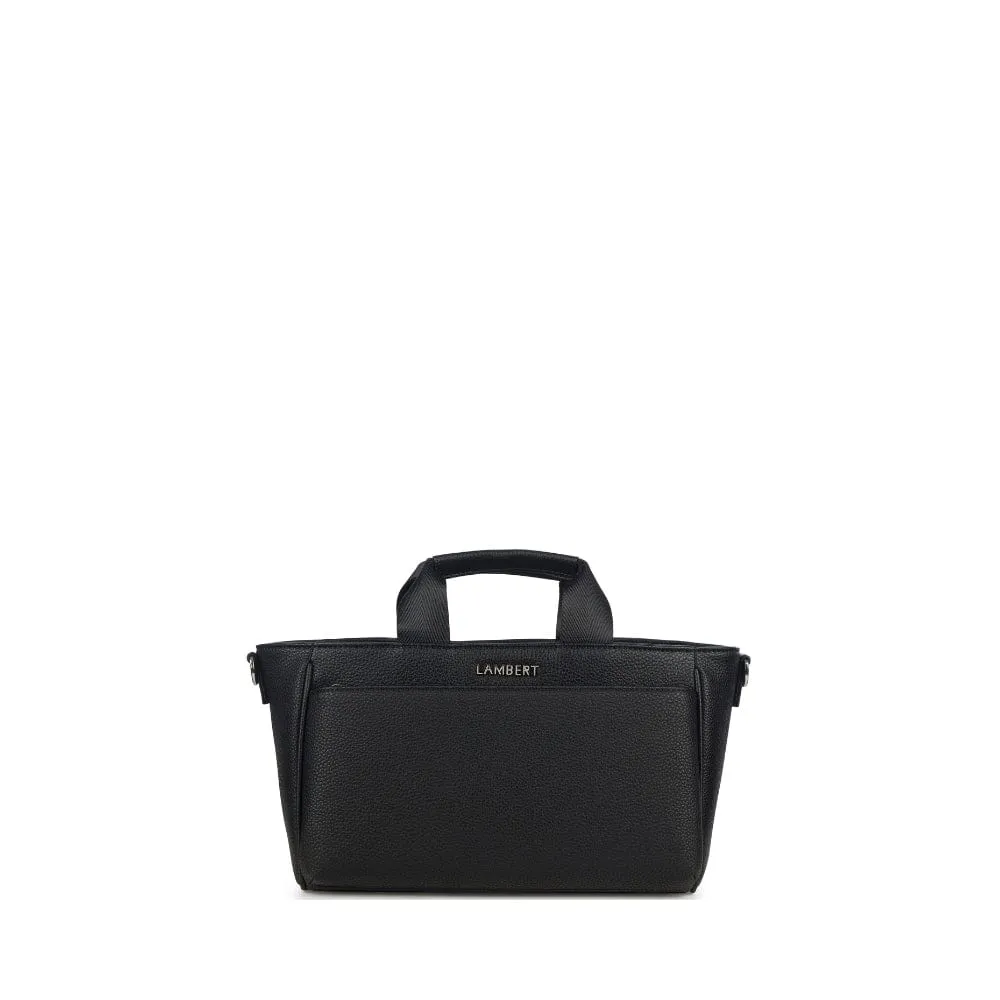 Le Daisy - Console de poussette en cuir vegan noir