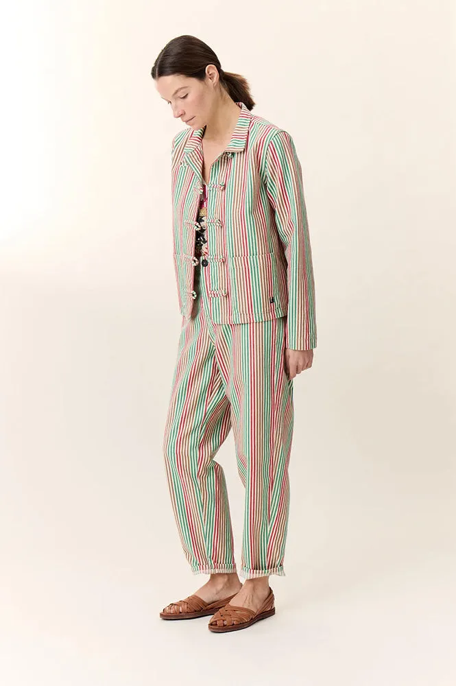 Leon & Harper Armina Multi Stripe Trousers