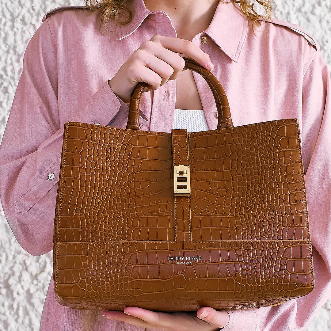 Lola Croco 12 - Camel Brown