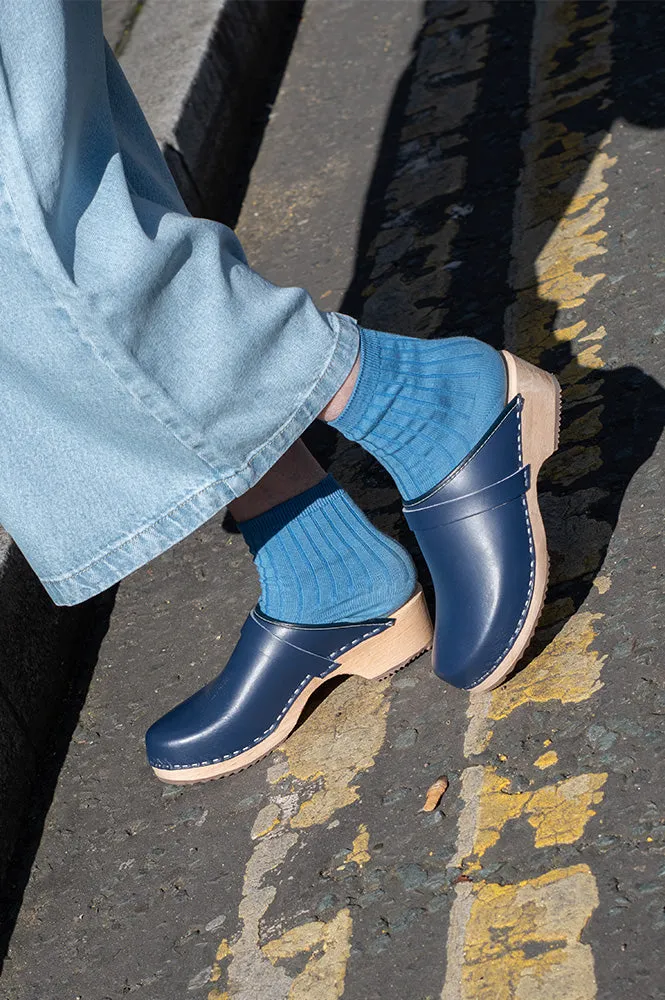 Lotta Classic Blue Clogs