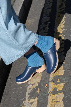Lotta Classic Blue Clogs