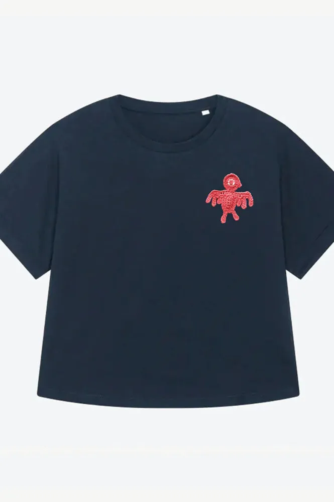 Lowie Crochet Eagle Navy T-shirt