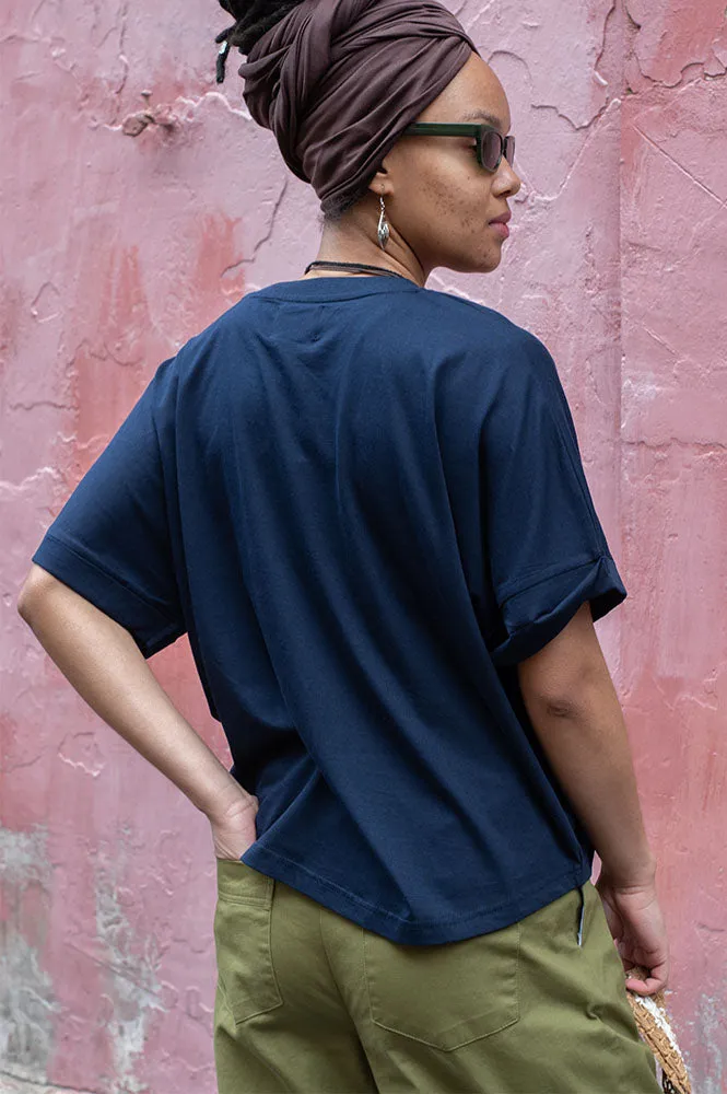 Lowie Crochet Eagle Navy T-shirt