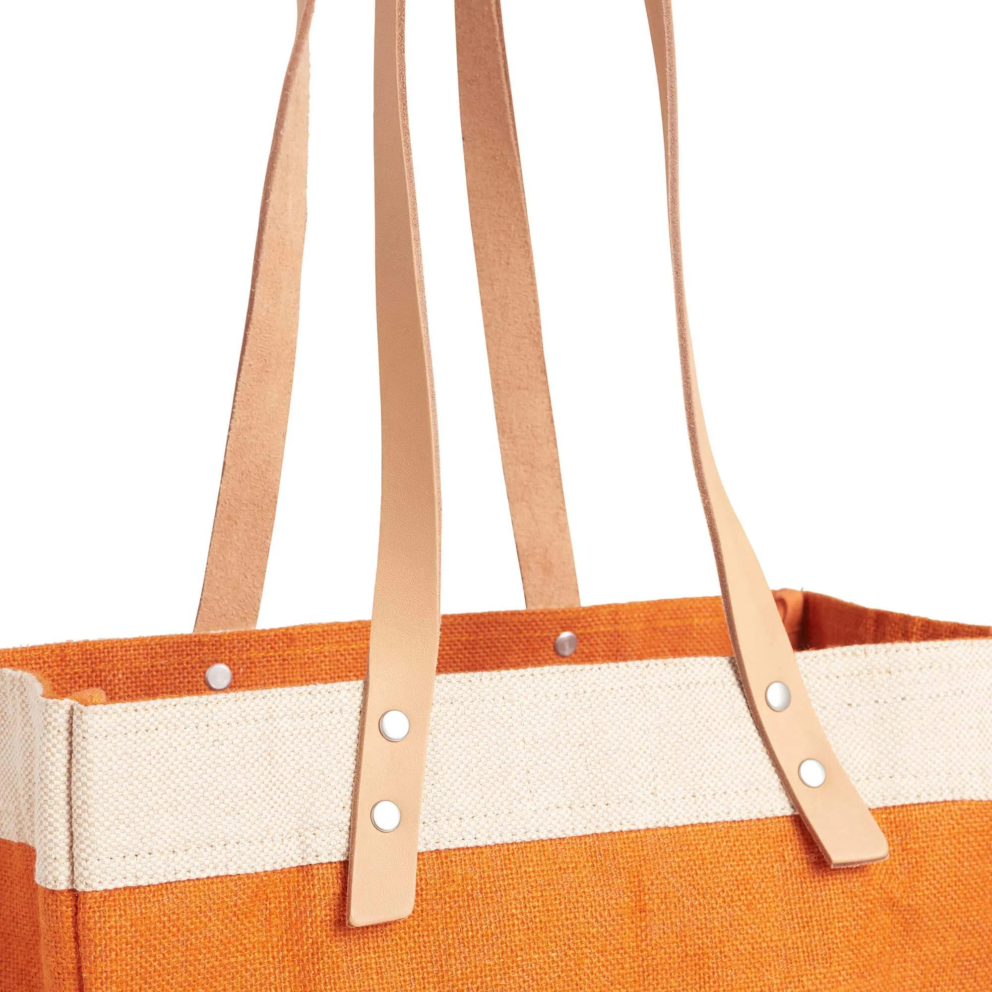 Market Tote in Citrus Peony by Amy Logsdon