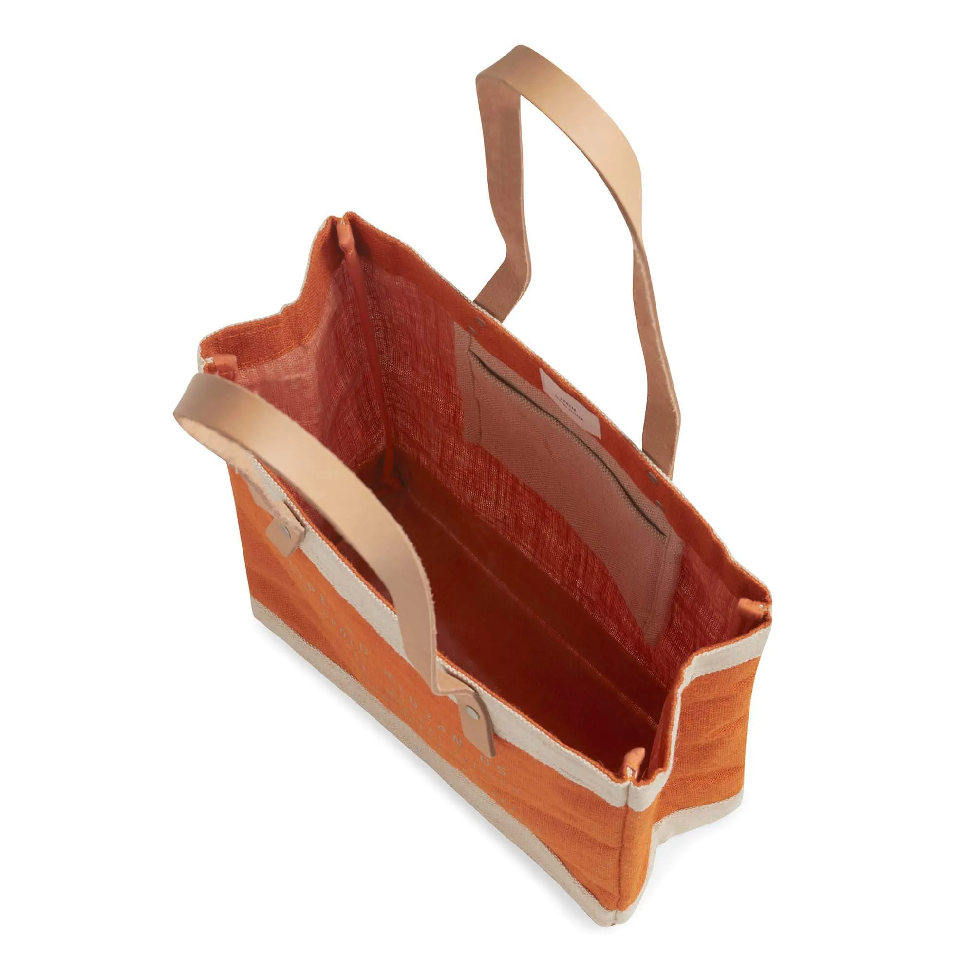 Market Tote in Citrus Peony by Amy Logsdon