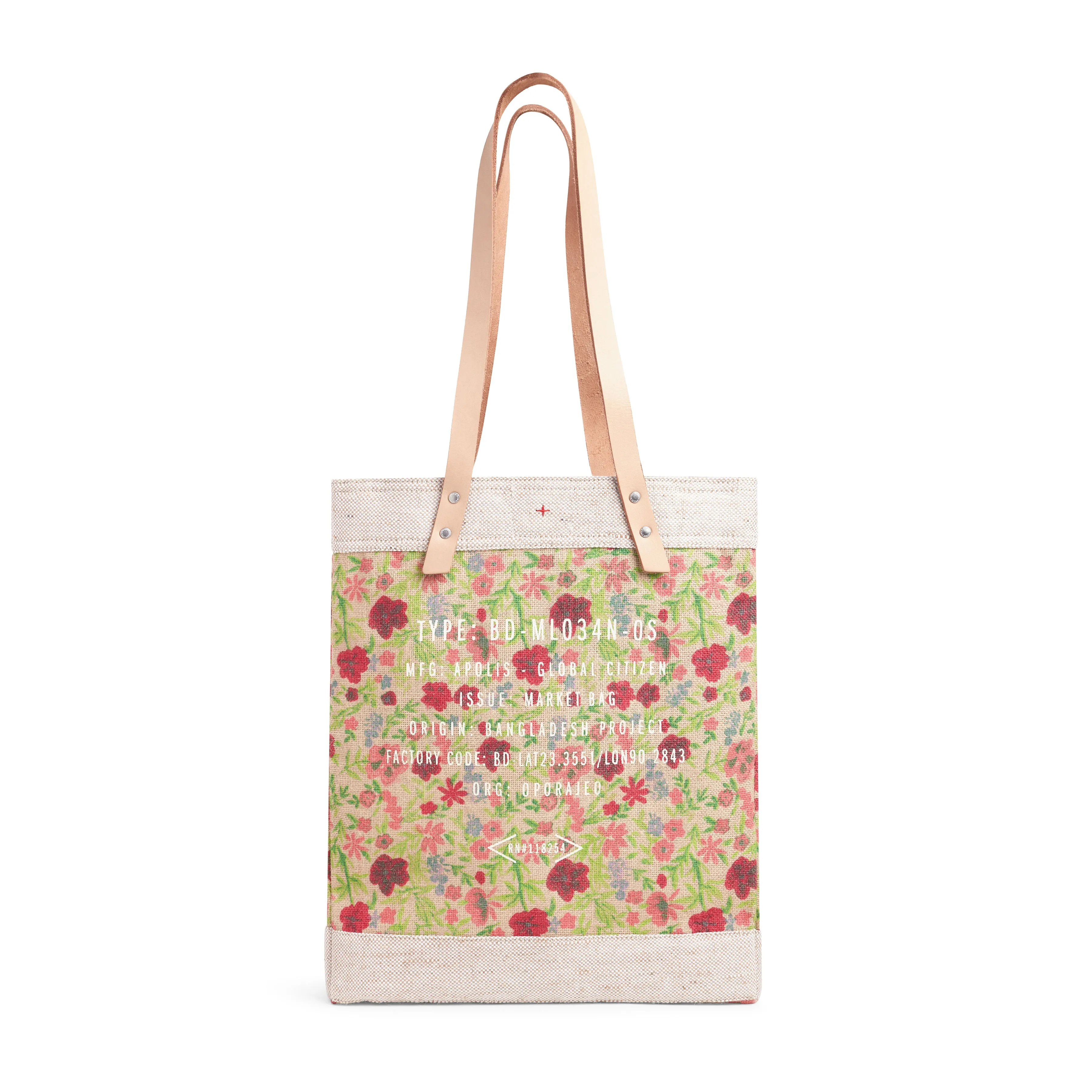Market Tote in Floret by Amy Logsdon