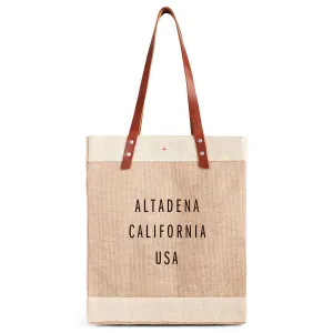 Market Tote in Natural for L.A. ALTADENA