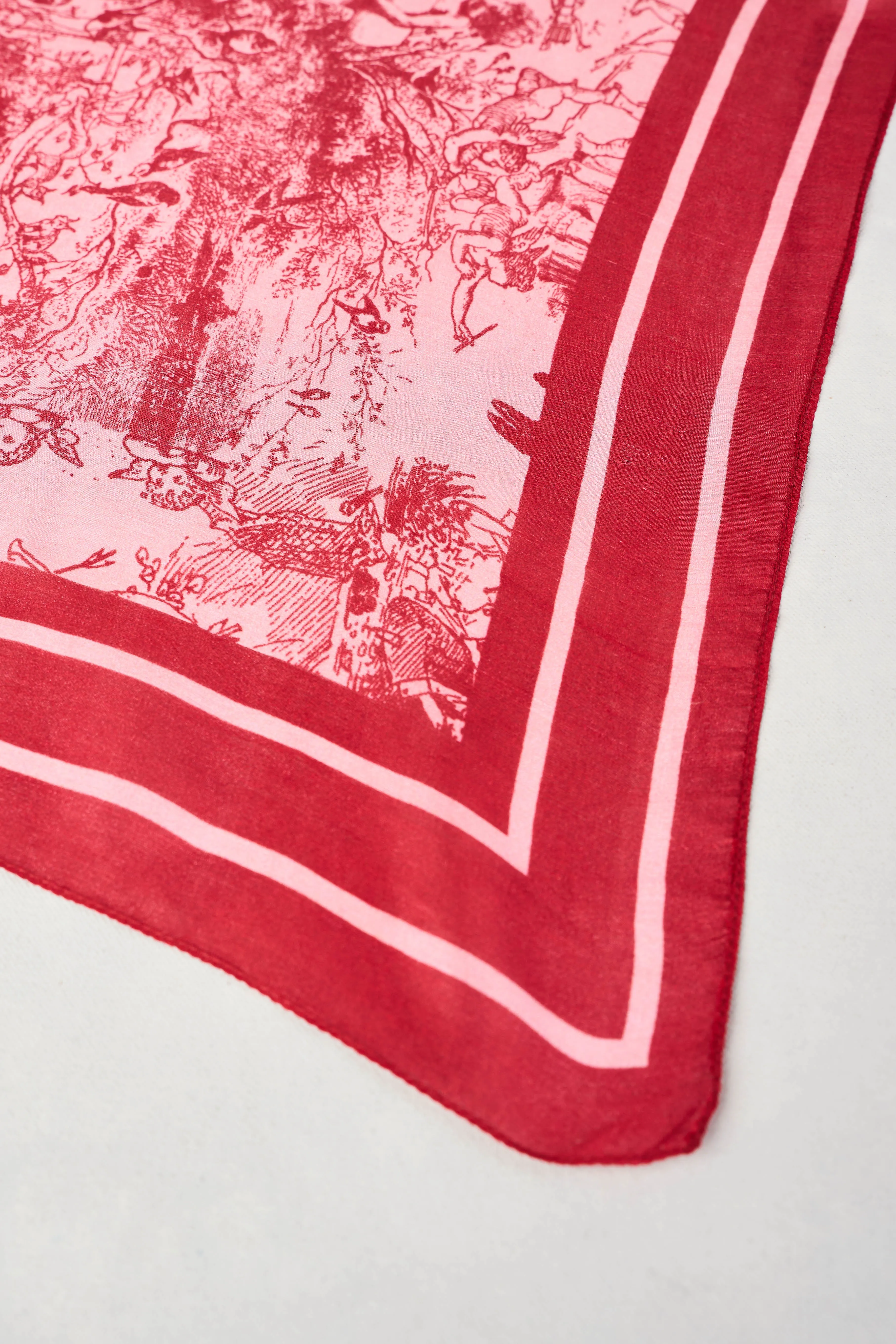Mon Coeur Silk Scarf - Multi