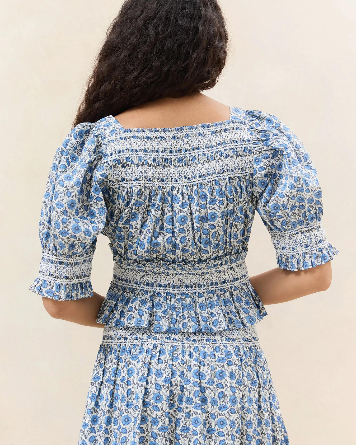 Nicola Smocked Blouse