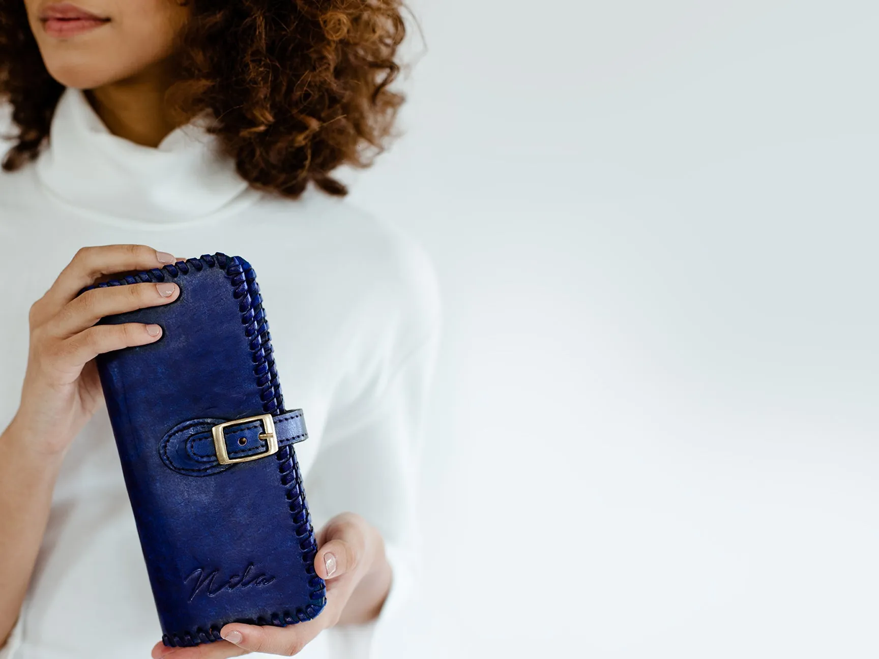 Nila Clutch with Buckle