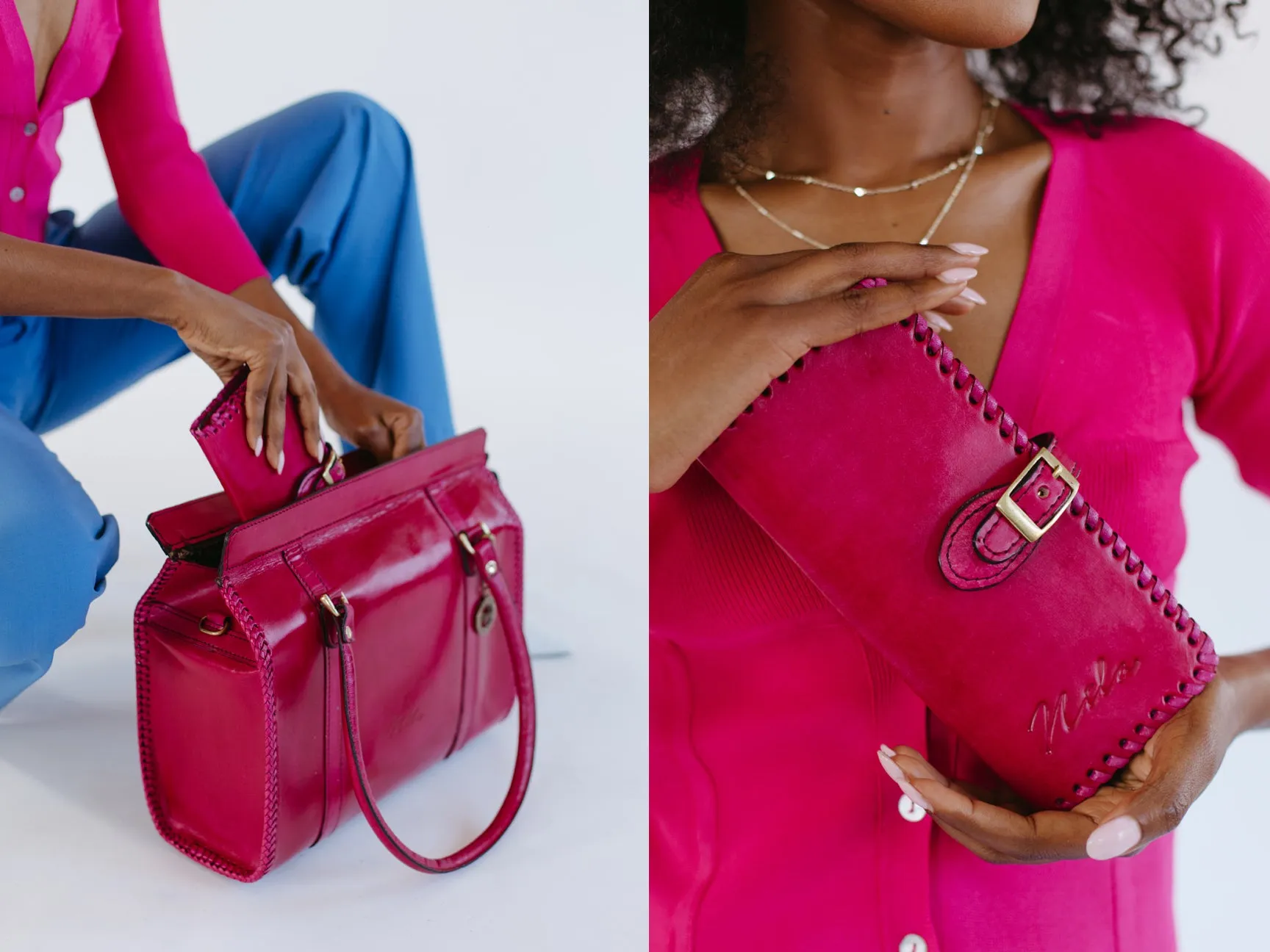 Nila Clutch with Buckle