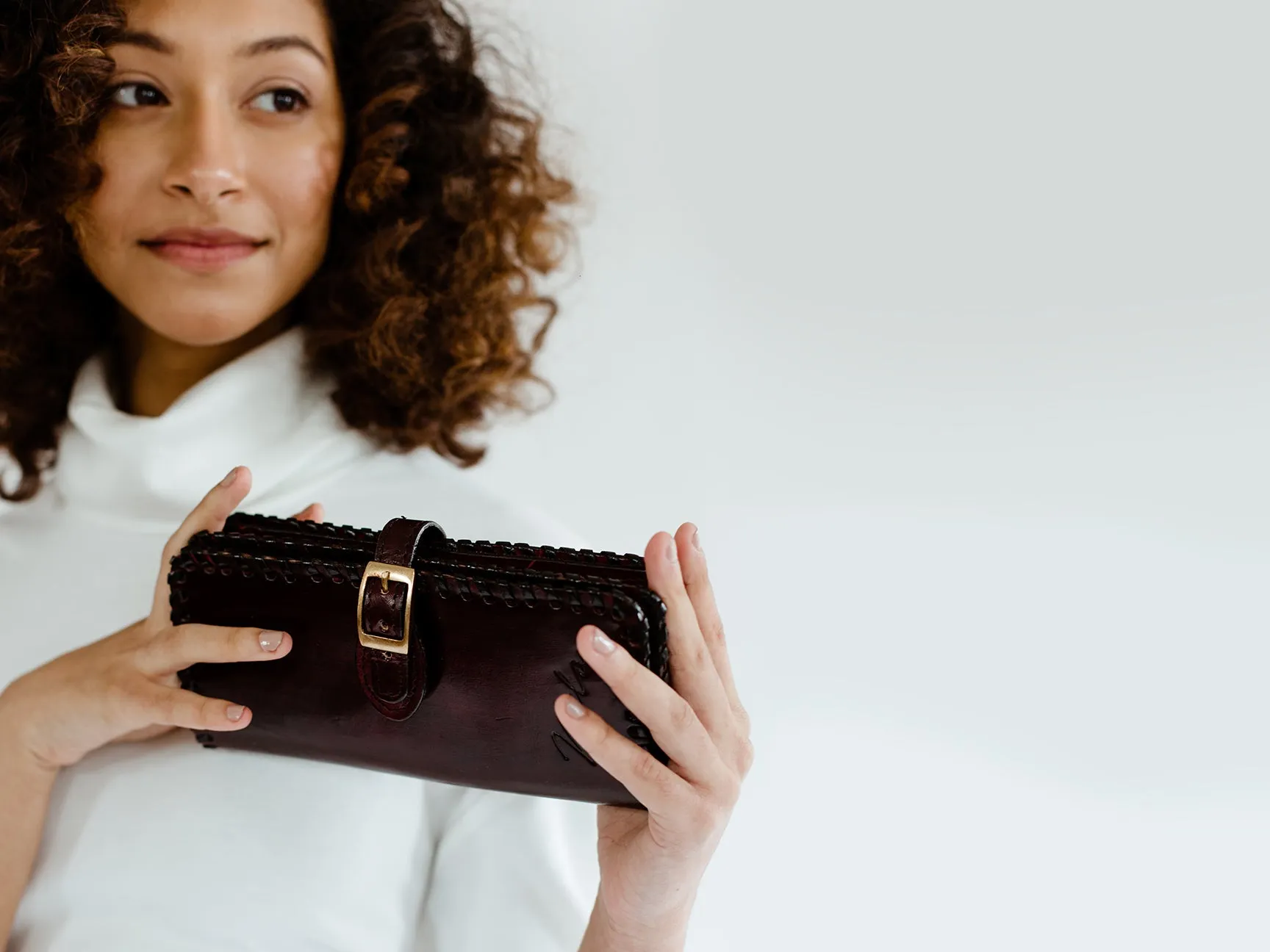 Nila Clutch with Buckle