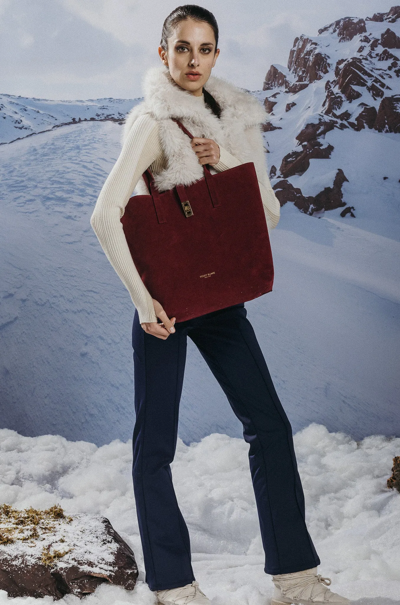 Nina Suede 12 - Dark Red