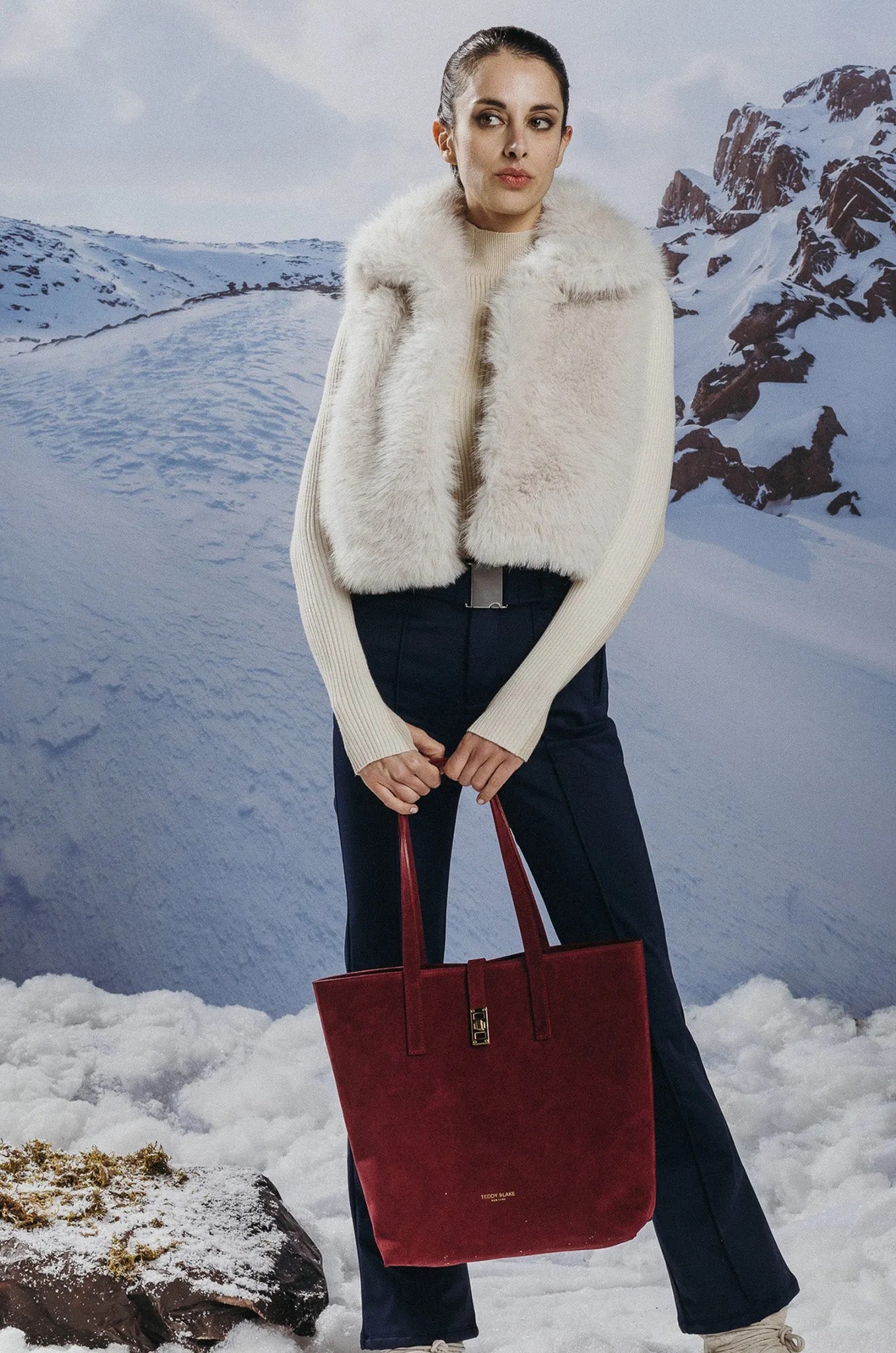 Nina Suede 12 - Dark Red