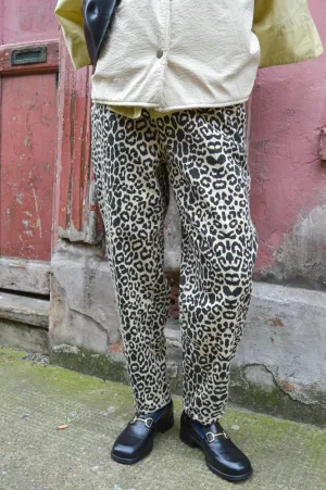 Nooki Caroline Neutral Mix Leopard Print Trousers