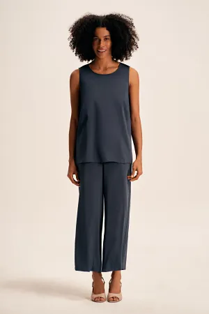 Olivia Newton-John Silk Tunic - Twilight