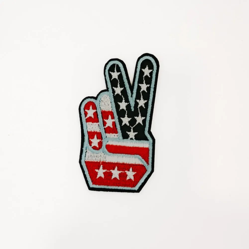 Patriotic Peace Patch On Patch