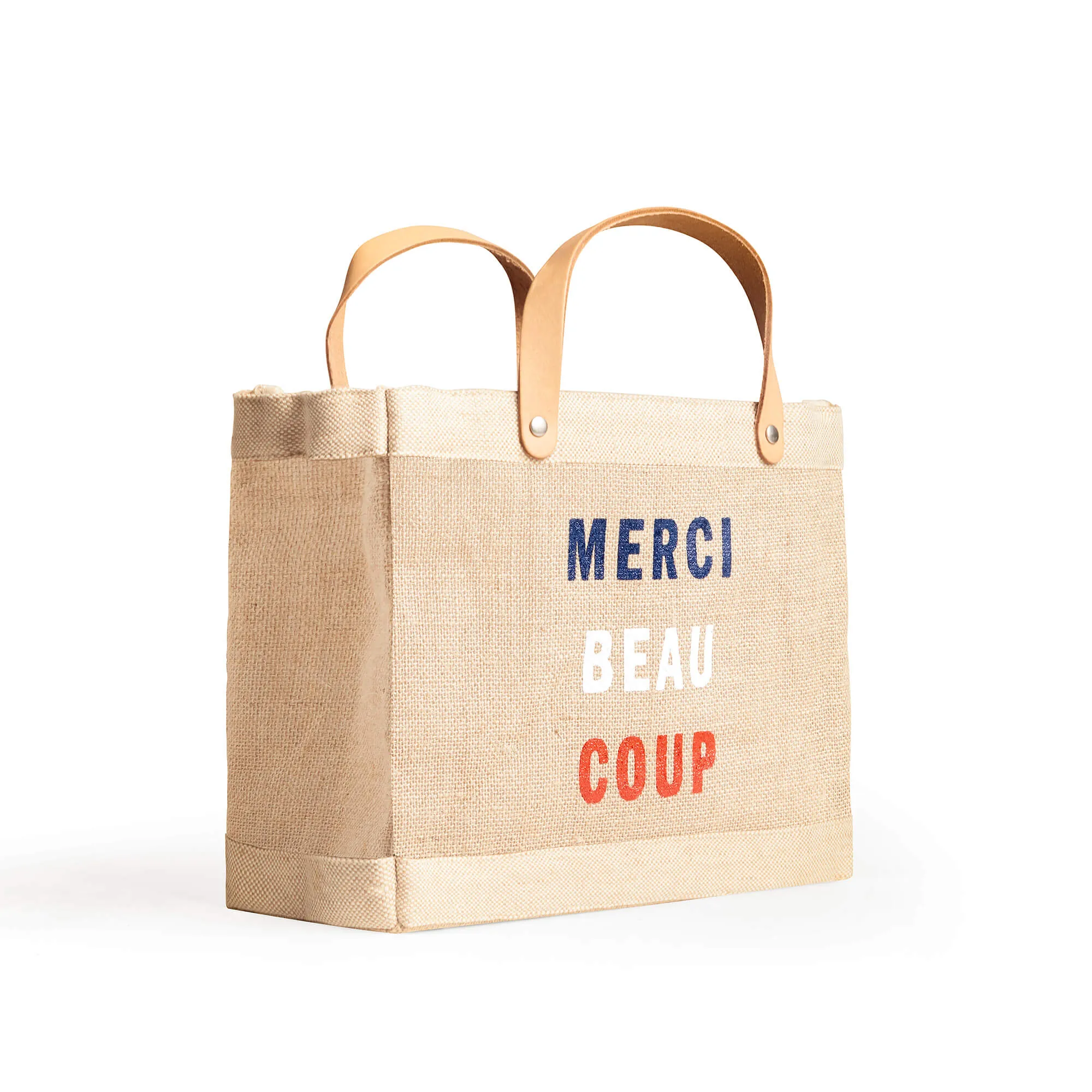 Petite Market Bag in Natural for Clare V. Merci Beau Coup