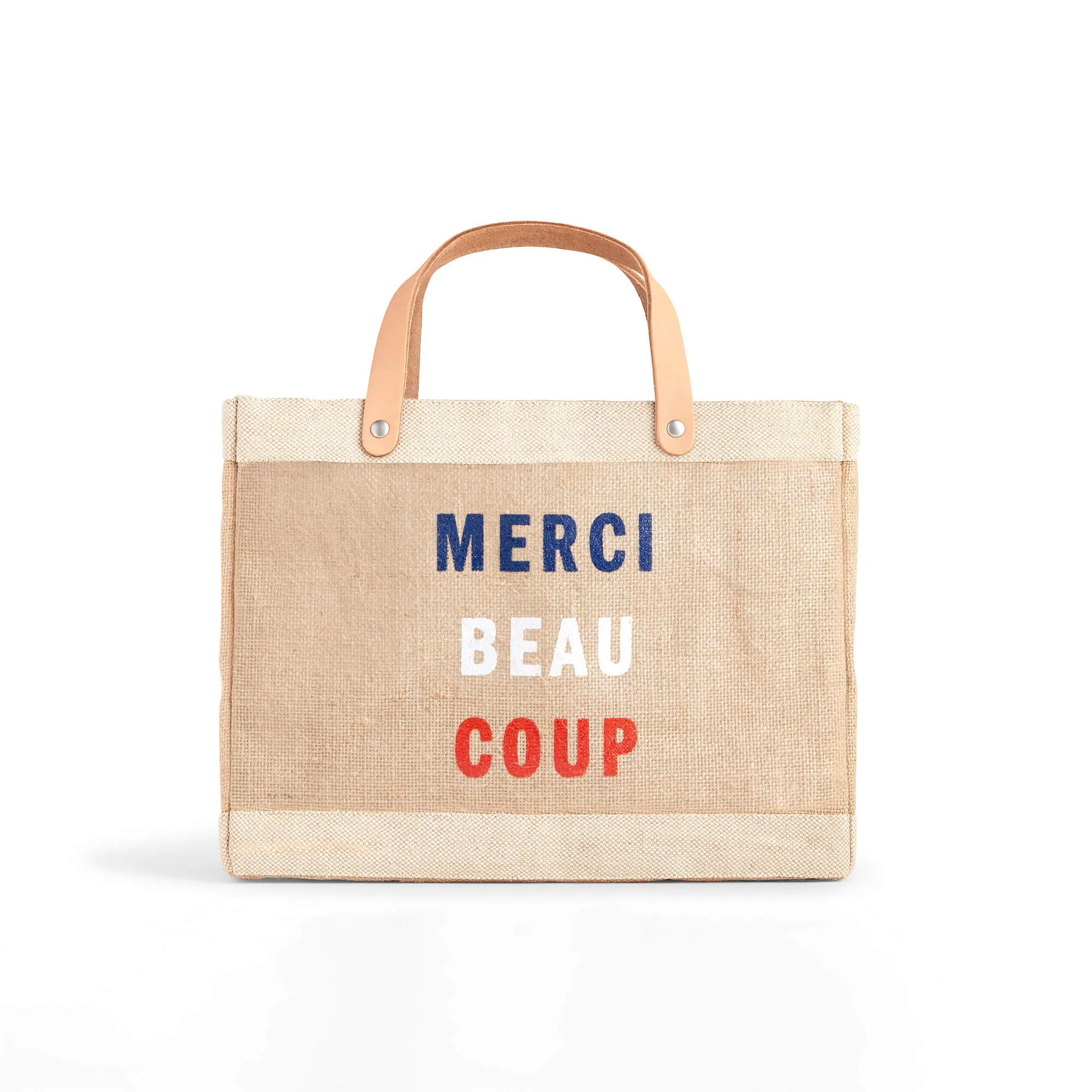 Petite Market Bag in Natural for Clare V. Merci Beau Coup