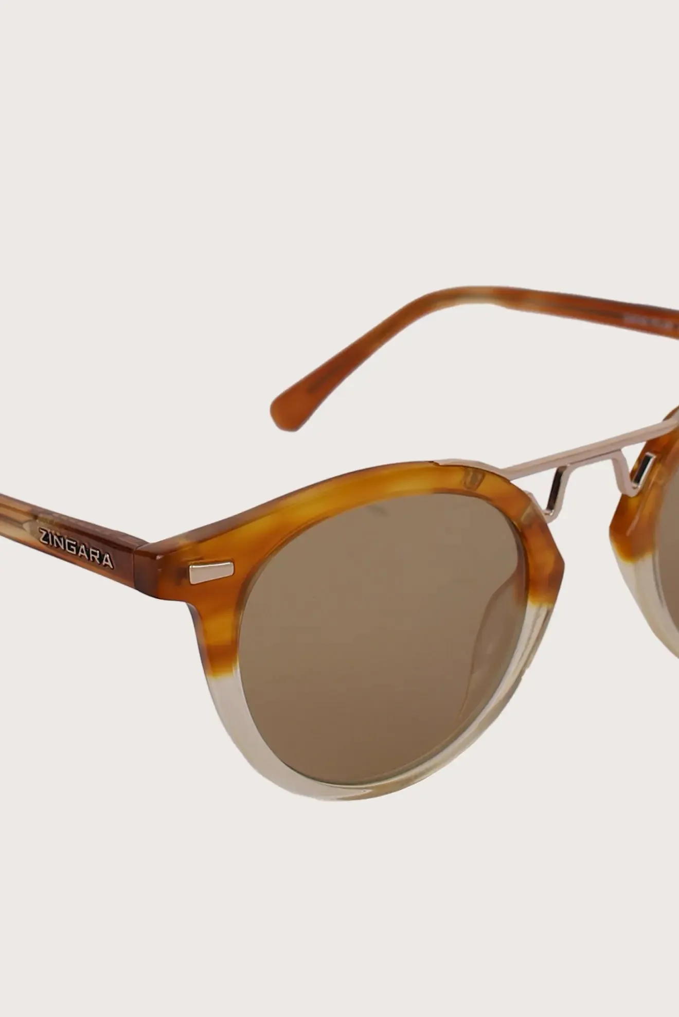Pilar Carey Round Sunglasses	