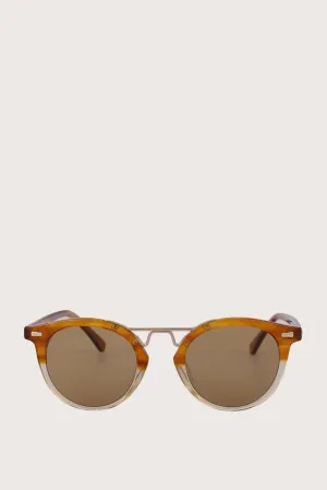 Pilar Carey Round Sunglasses	