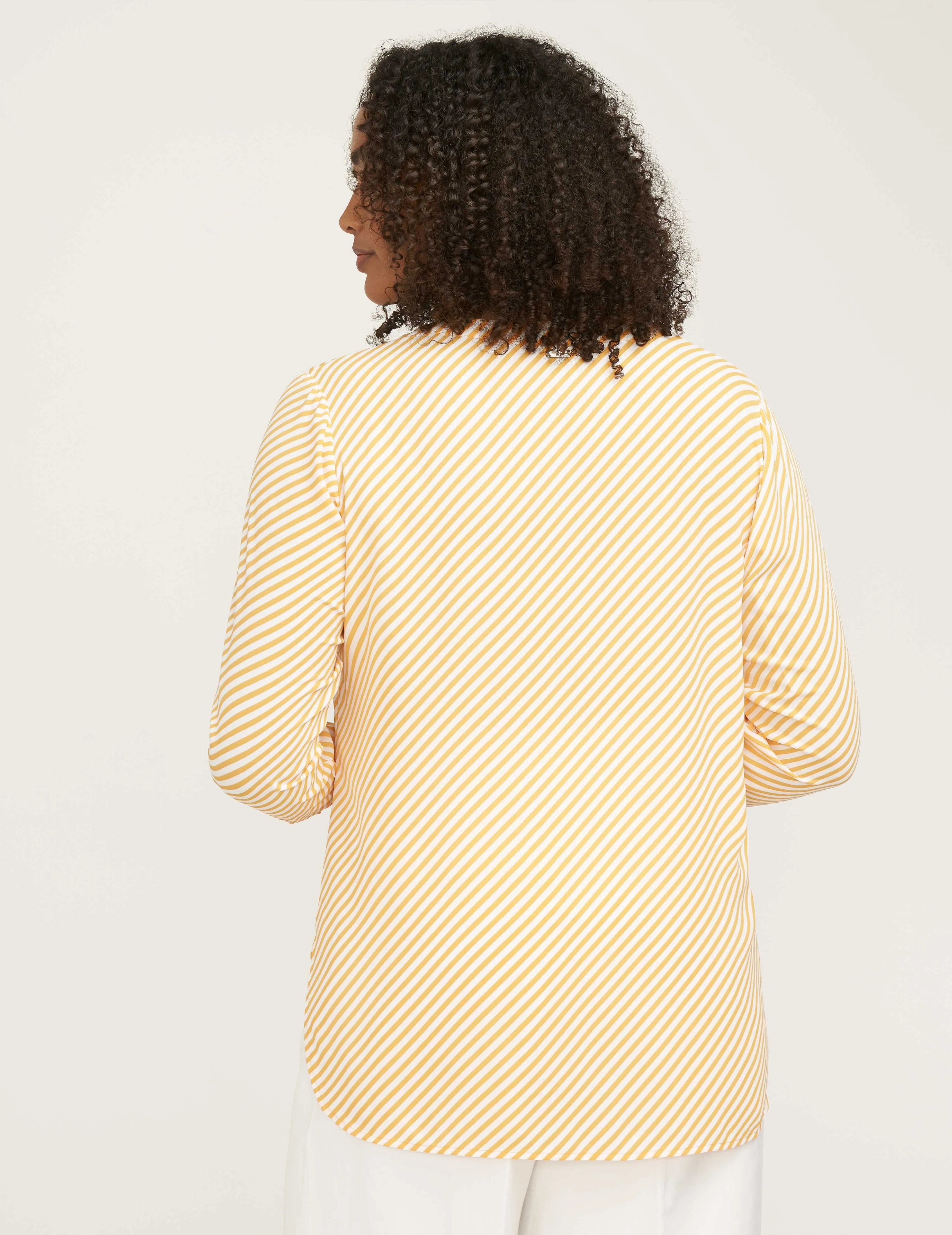 Plus Size Piazza Stripe Blouse- Sale