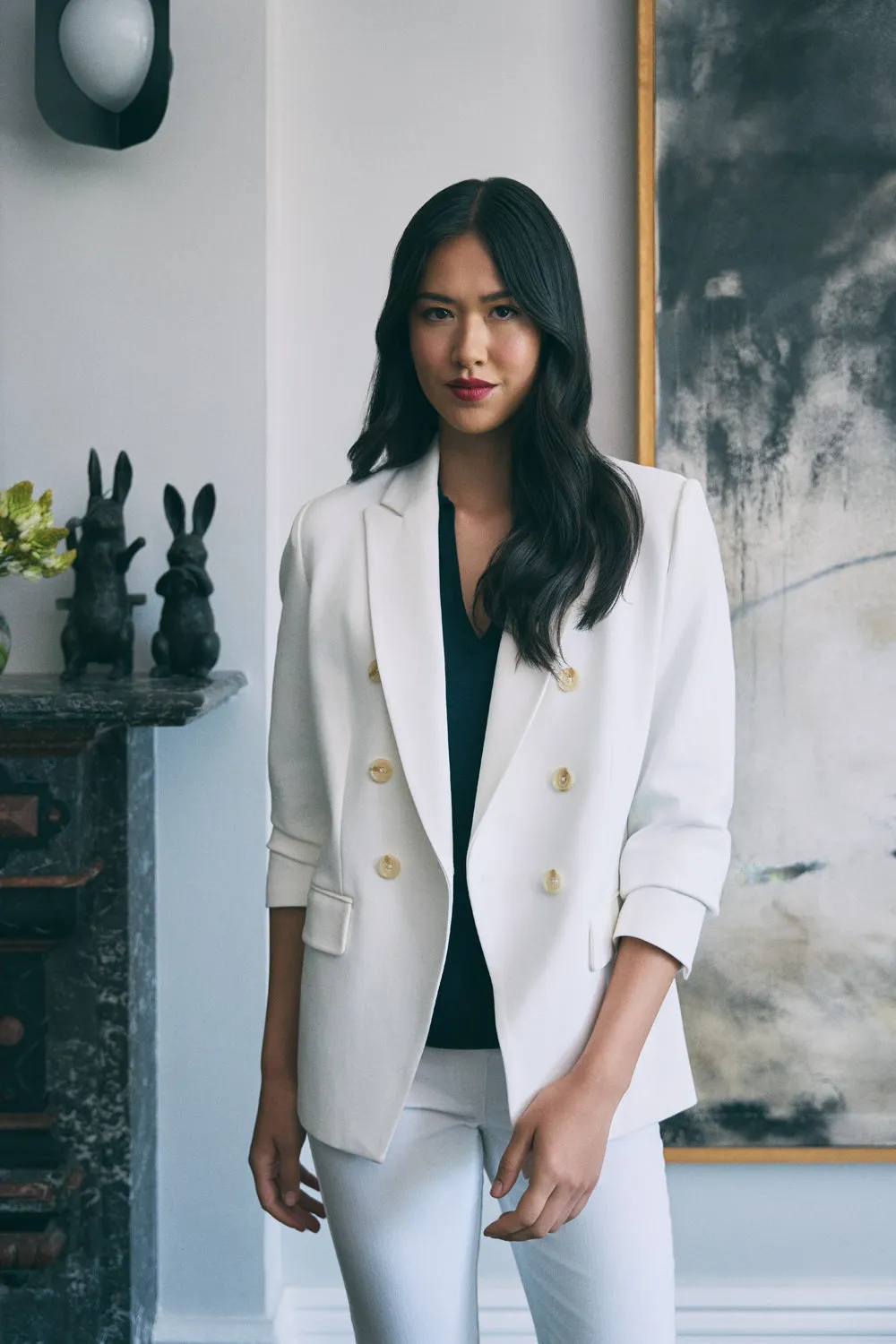 Ponte Blazer - White