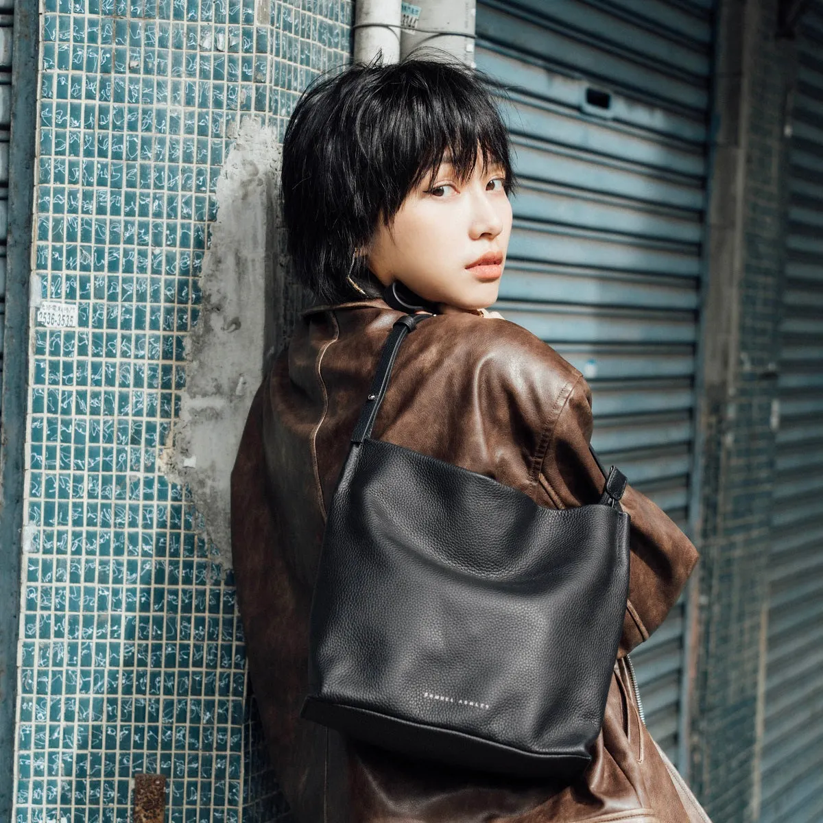 Poppy Leather Crossbody Bag