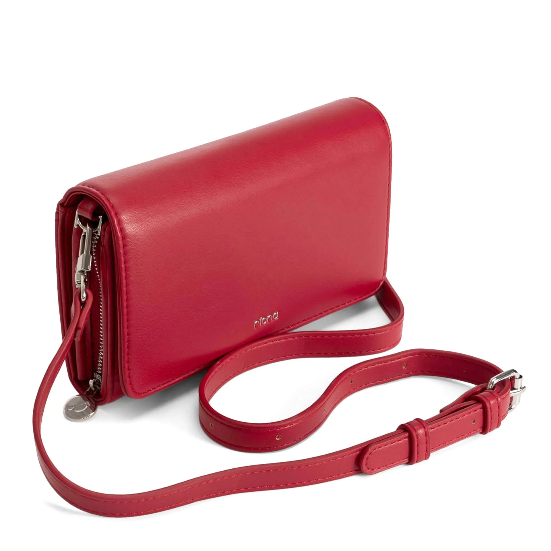 Riona Audrey 2.0 Smooth RFID Wallet on a String