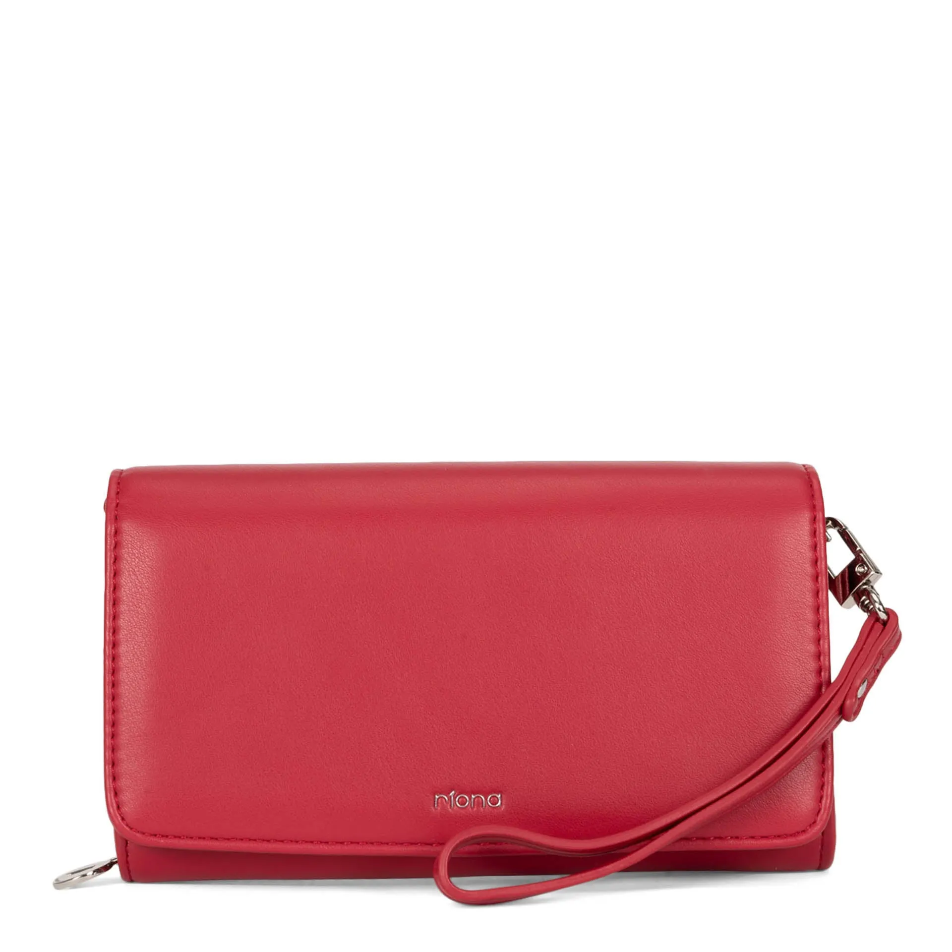 Riona Audrey 2.0 Smooth RFID Wallet on a String