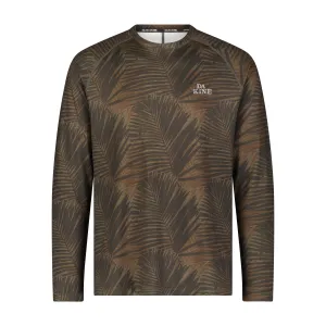 River Jetty Long Sleeve Loose Fit Rashguard - Brown Combo